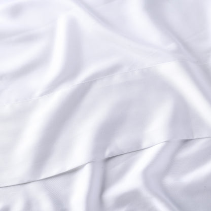 Organic Bamboo Flat Sheet - White