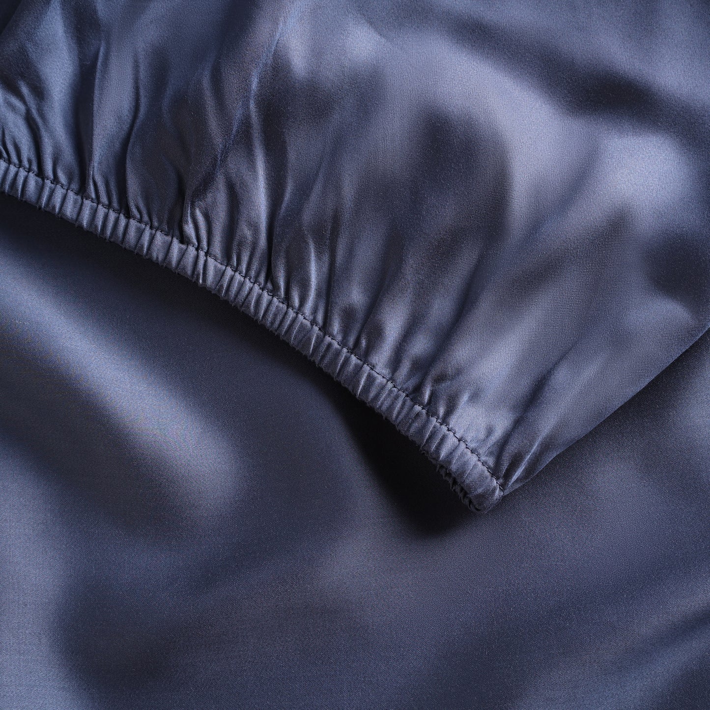 Organic Bamboo Fitted Sheet - Navy