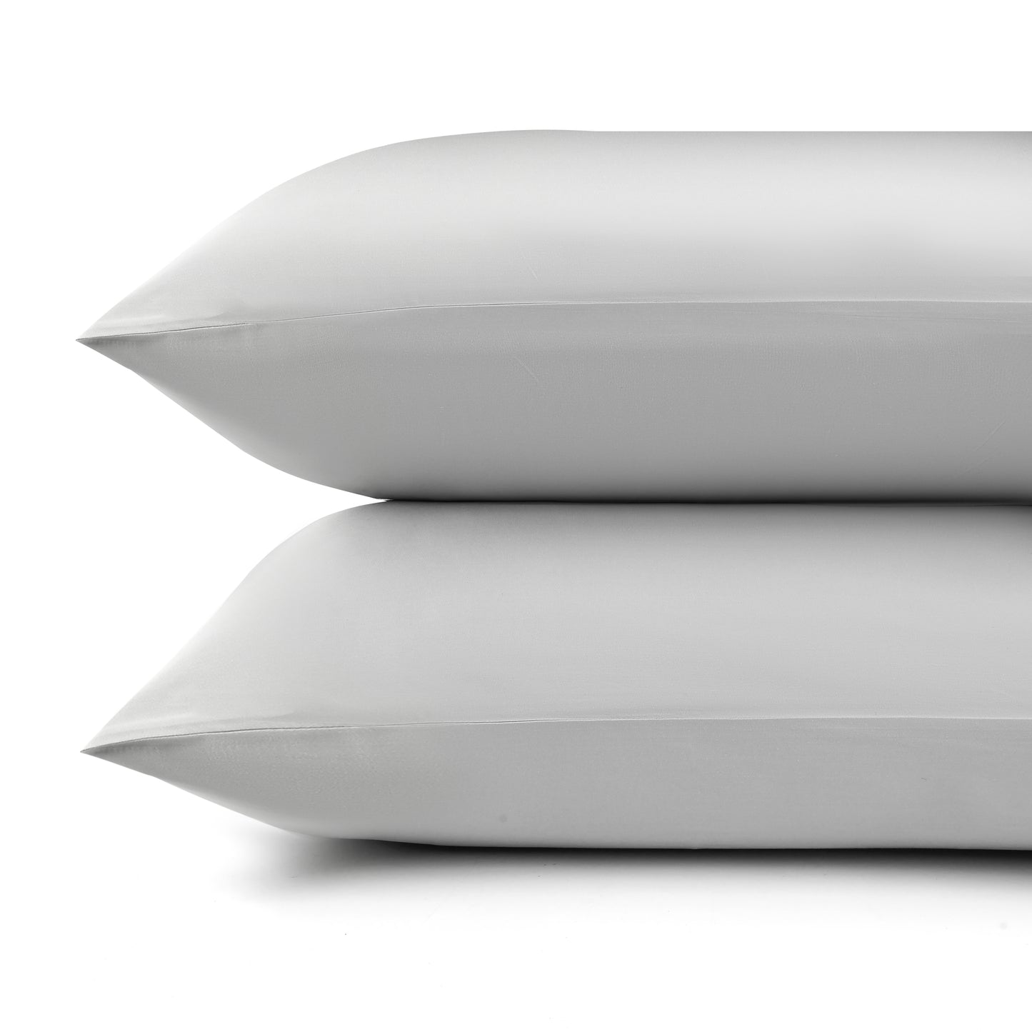 Organic Bamboo Pillowcase Set - Silver