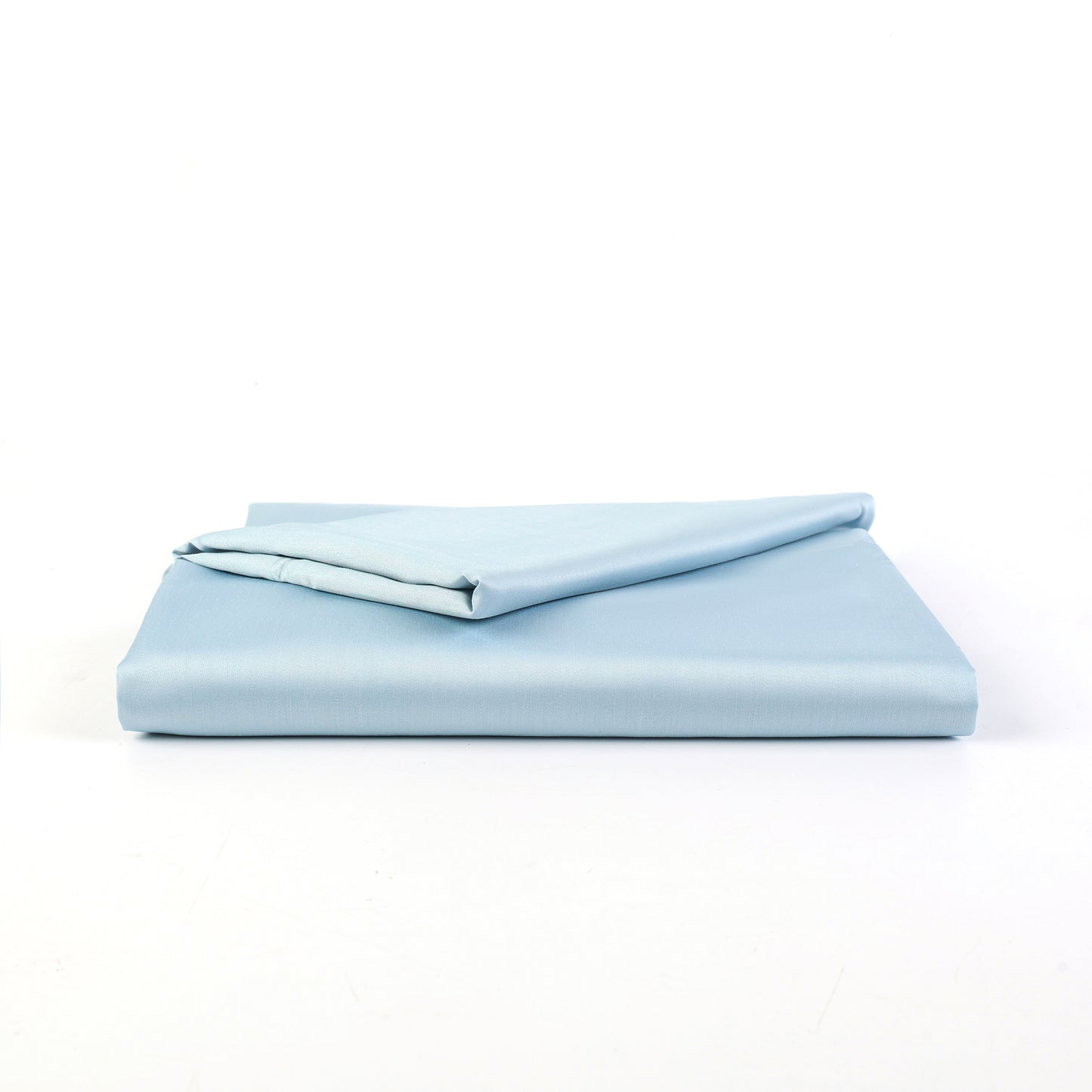 Organic Bamboo Flat Sheet - Sky Blue