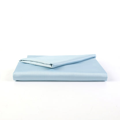 Organic Bamboo Flat Sheet - Sky Blue