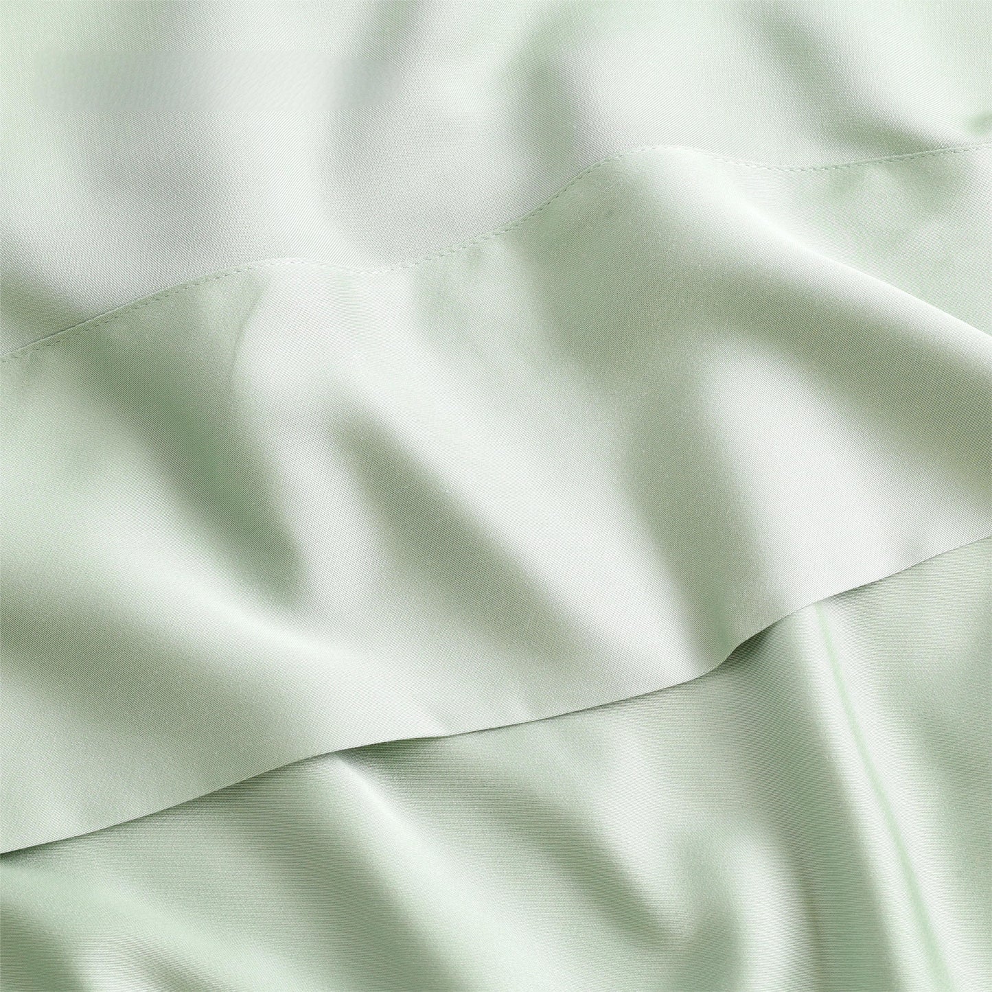 Organic Bamboo Flat Sheet - Ice Green