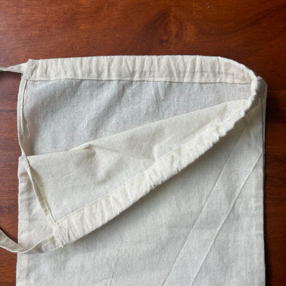 Organic Cotton Drawstring Bag