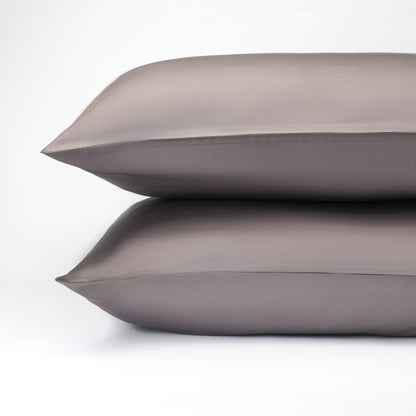 Organic Bamboo Pillowcase Set - Grey