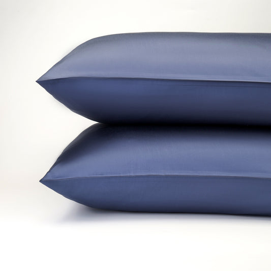 Organic Bamboo Pillowcase Set - Navy