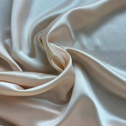 22 Momme Pink Silk Satin Crepe 140cm Width